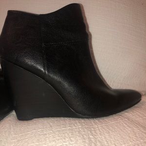 Nine West wedge booties worn twice